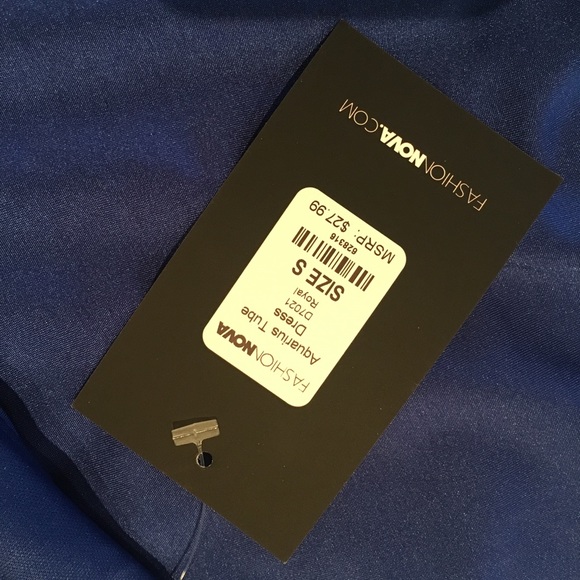 Fashion Nova Aquarius Tube Dress - Royal - Picture 5 of 5